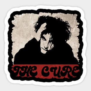 cure vintage // retro Sticker